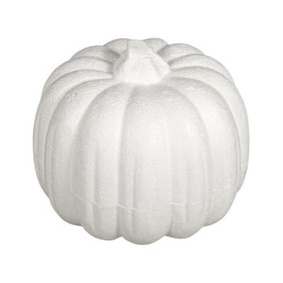 Decoration - RAYHER - Polystyrene Pumpkin - 10 X 11 Cm - White - For Children and Adults