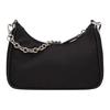 Prada Borsa a Spalla Hobo in Nylon e Pelle Re-Edition Borse da Donna Nera 1TT122-064-F0002
