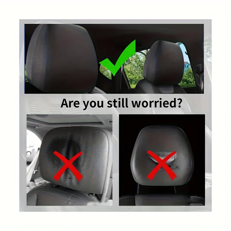 2 pezzi di Copricapo per Poggiatesta Auto a Forma di Cappello Rosso dei Cartoni Animati, una Decorazione Essenziale per l'Auto, Versatile e Adatto per la Guida su Lunga Distanza