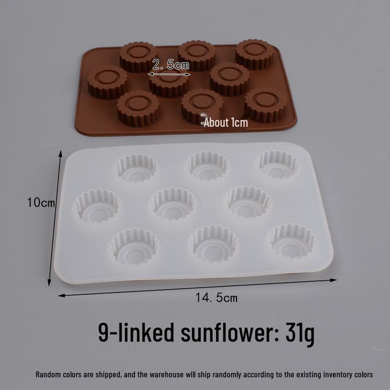 Silicone Number Block Mold for Chocolate, Cake, Jelly, and Ice Cubes