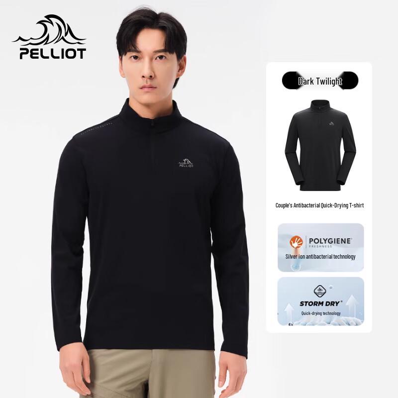 Pelliot Men's Long Sleeve Quick-Dry Outdoor T-Shirt