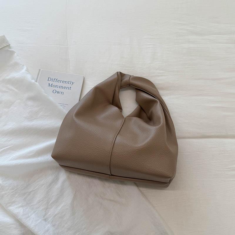 Womens Minimalist Large Capacity Tote Bag Soft PU Crossbody Handbag Urban Casual Daily Use