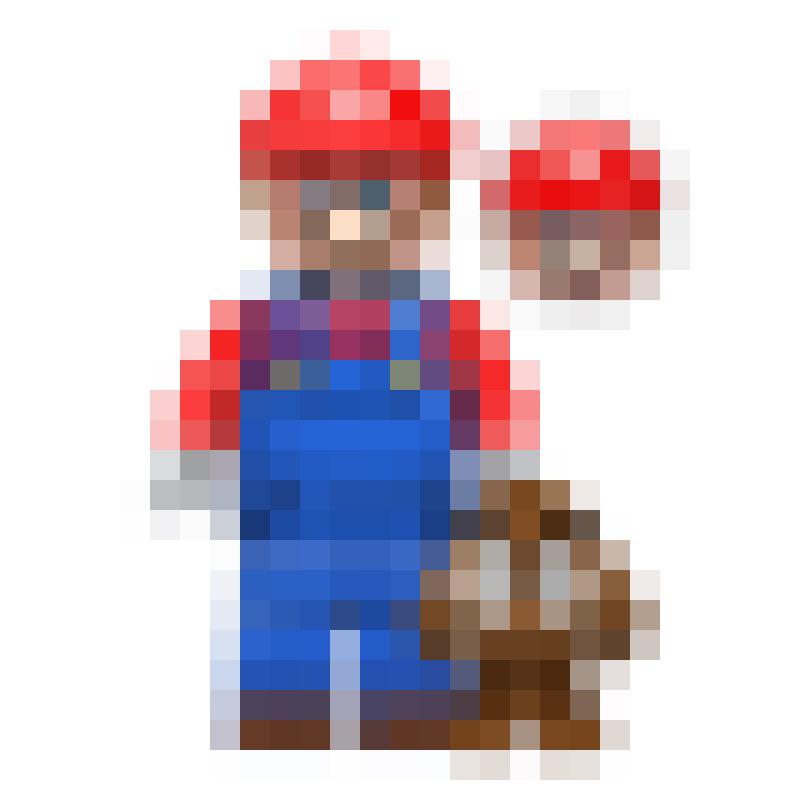 Kdl805 Building Block Minifigure Small Particle Mosaic Cartoon Doll Toy Bag K2033-2038