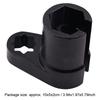7/8 Inch/22mm Offset Oxygen Sensor Socket Wrench 3/8inch Drive O2 Remover Tool O2 Sensor Socket Adapter Engine Wrench for Car