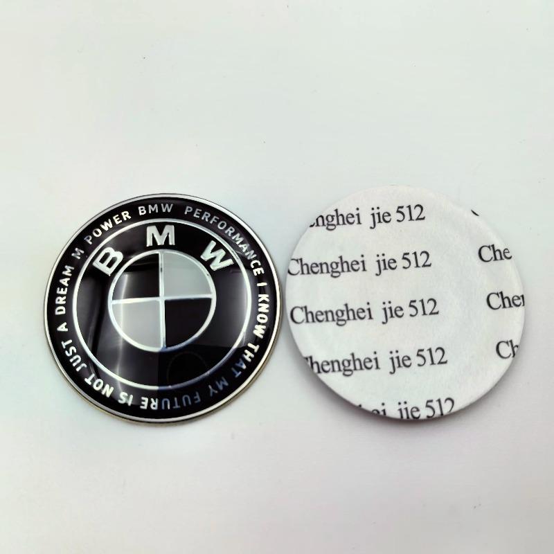 1pcs Car Steering Wheel Badge Emblem Sticker 45/47mm Universal Fit For BMW E36 E39 E87 E60 E46 E53 E90 F10 F20 F25 F30 X3 X5