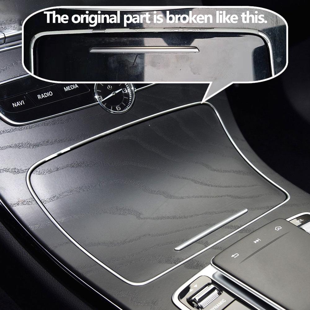 For Mercedes C-Class Car Center Console Cup Holder Frame Trim For W253 W205 GLC 2014-22 2056830900 Car Interior Accessories