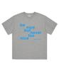 Deomopeuhauseu Be Nice Oversized Short-Sleeve T-Shirt Charcoal