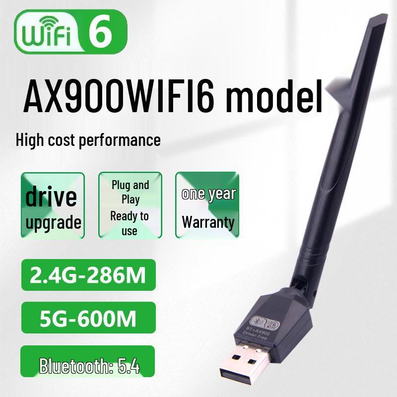 Wi-Fi 7 Tri-Band USB Wireless Network Adapter for Desktop & Laptop - No Driver Needed, Ideal for Gaming