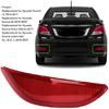 Rear Bumper Reflector for Accent LE SE Red Warning, Shock Replacement (Left: 924051R000)
