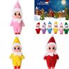 2.9in Christmas Elf Doll Ornament Lovely Kids Gift Toy Decor
