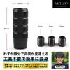 Mellbo MT AT Shift Lever Aluminum Alloy Hi-Ace Shift Knob for Trucks, Cars, Light Tigers, Cars, Universal Use, Black
