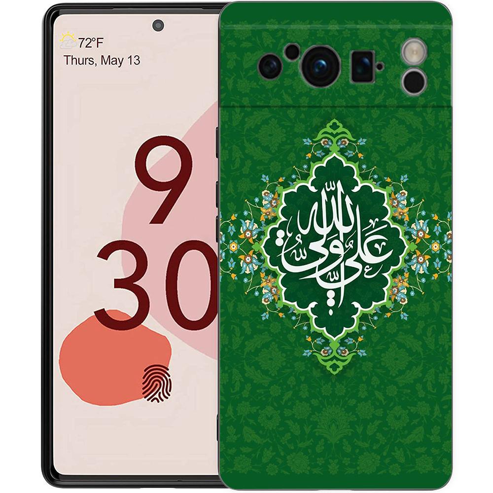 

Luxury Phone Case For Google Pixel 10 9 8 9A 8A 7 7A 6 Pro XL 6A 5G Black Soft Back TPU Cover Mecca Imam Ali Islamic Shia Holy Pixel 10 Pro XL