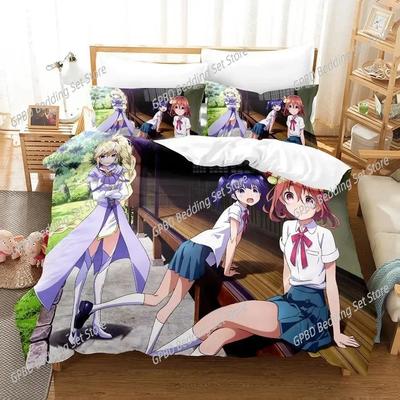 3D Kawaii Anime Matoi The Sacred Slayer Bedding Set Bedroom Soft Modern Bedspreads Comefortable Duvet Cover Quilt Pillowcase