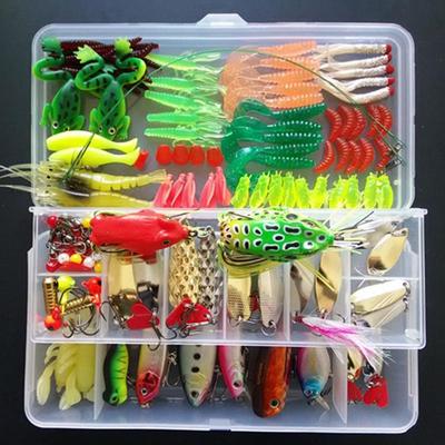 Classic Lure Set: Freshwater & Saltwater Baits - Asp Spinner, Soft Baits, Thunder Frog, Minnow Lures