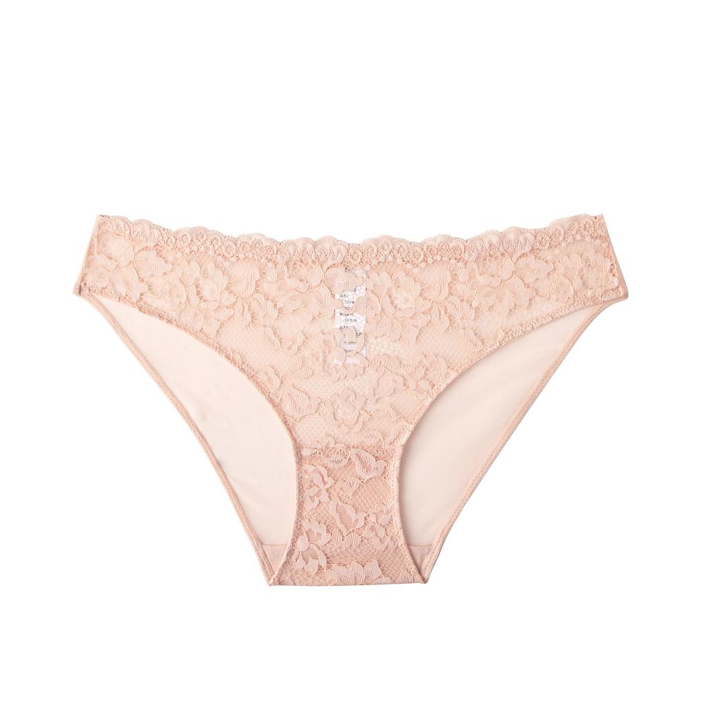 Women's lace underwear pure cotton summer breathable sexy girls women's mid-waist briefs manufacturers wholesale women