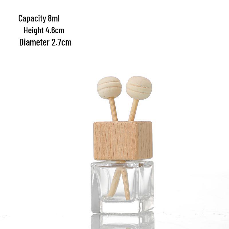 Luxury Car Perfume Diffuser - Aromatherapy Glass Bottle with Lanyard