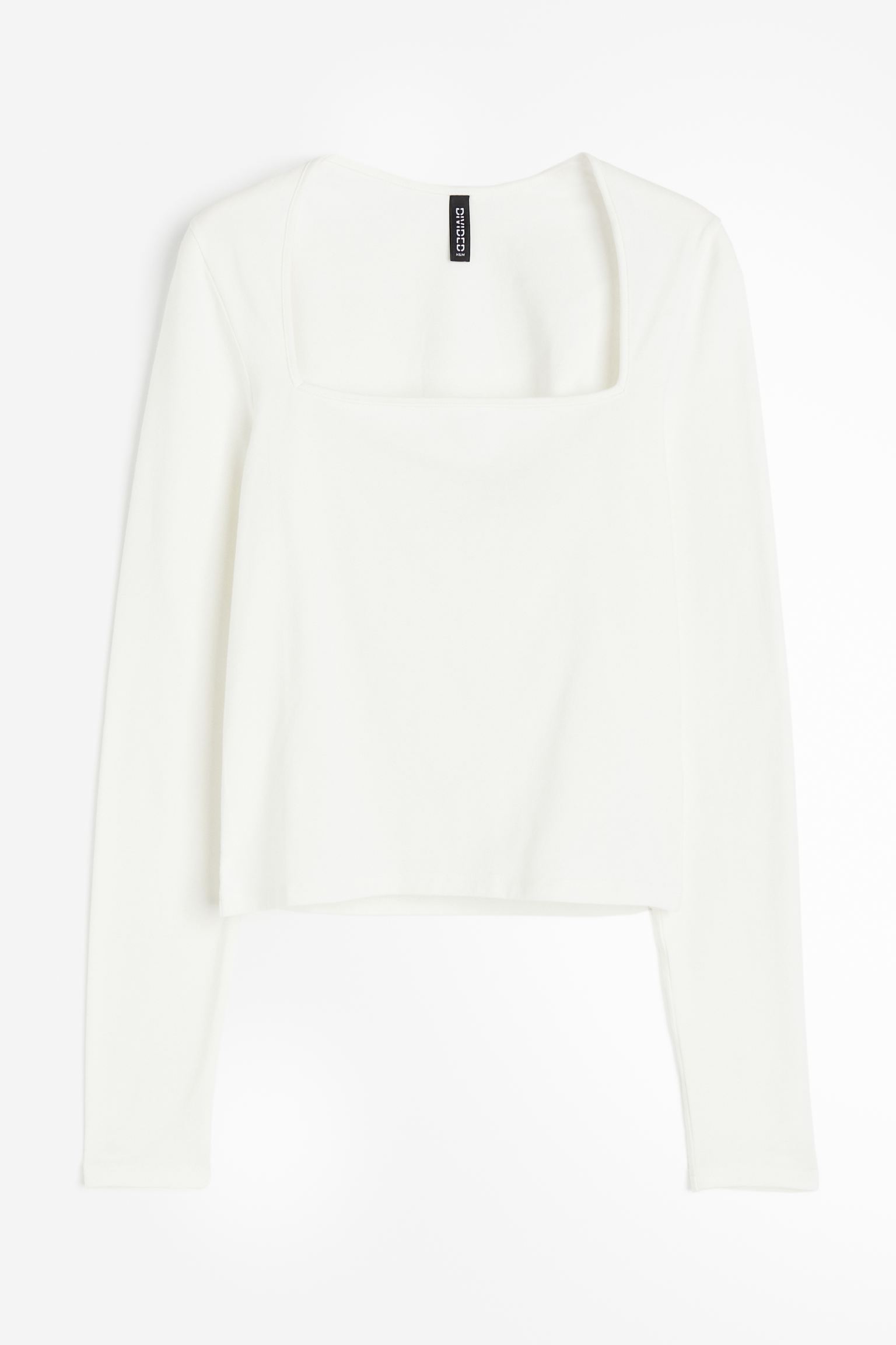 

Трикотажной топ с квадратным вырезом