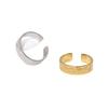 18K Gold-Plated Stainless Steel Open Ring: European & American Devil's Eye Design for Women