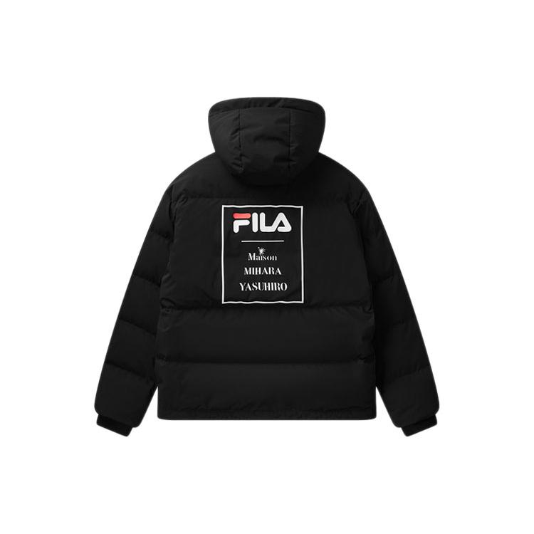 New Mihara Yasuhiro X FILA MIHARA YASUHIRO Collaboration Collection Down Jackets Men's Jet Black F71M048907F-BK