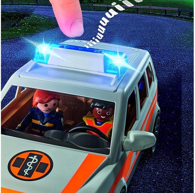 Plastic Construction Set Playmobil Ambulance Rescue Vehicle 71037
