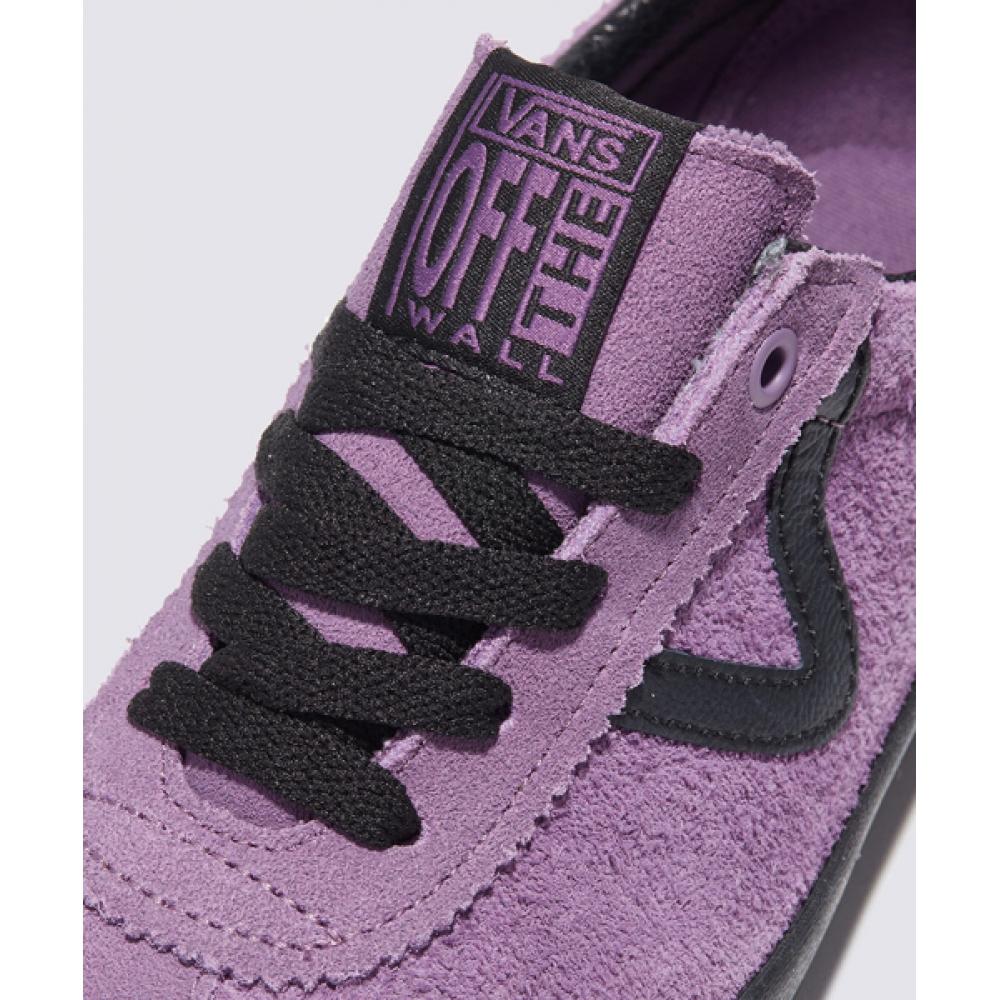Vans Sports Low    Black To The Floor  Purple Vn000d09prp1