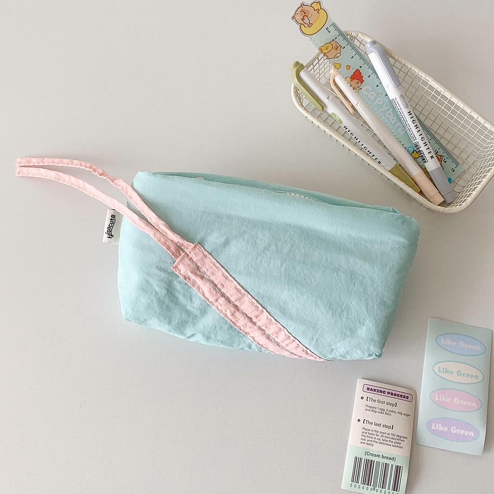 Portable Large-Capacity Makeup & Stationery Bag for Girls