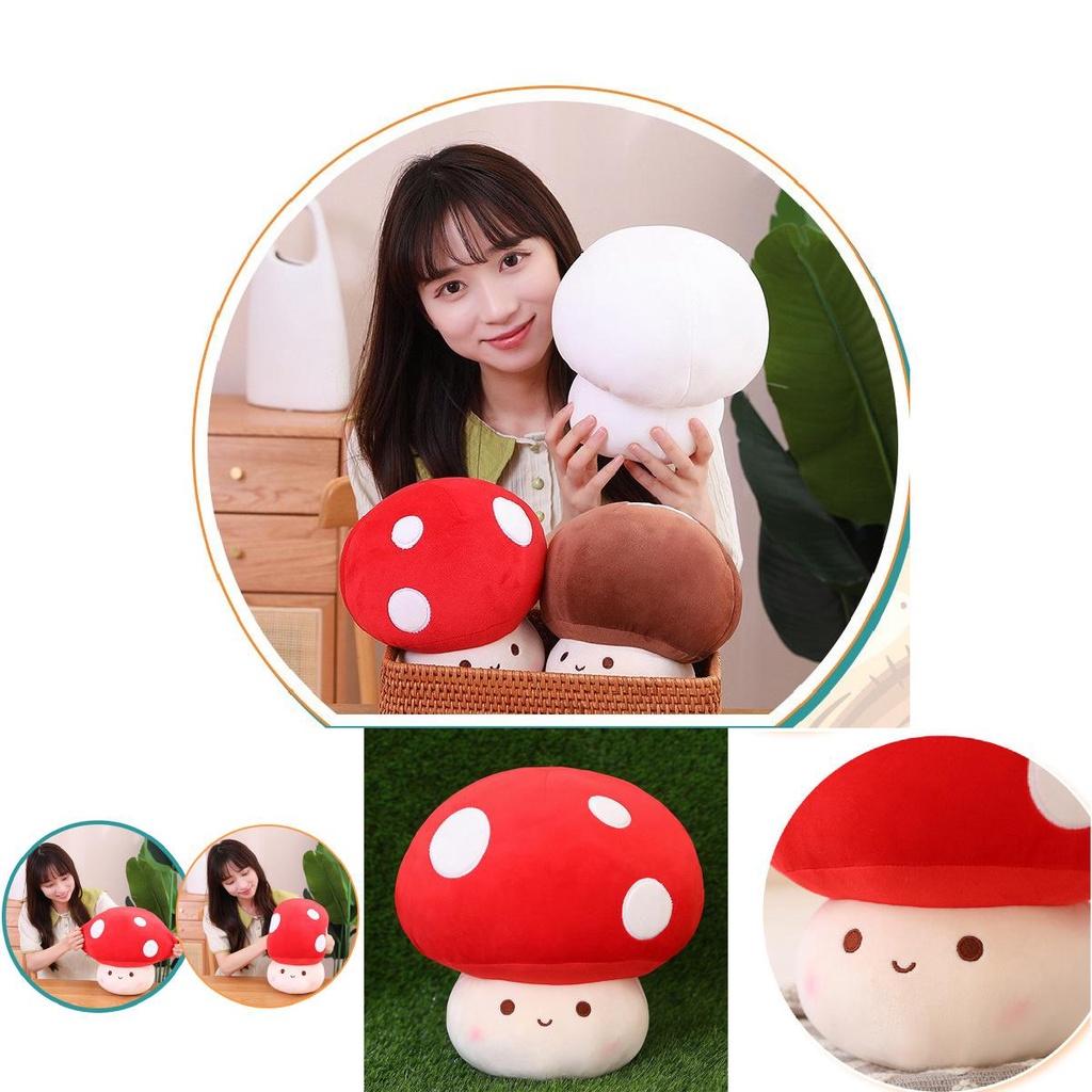 Roter Schirmpilz Plüschtier Weich und knuddelig!