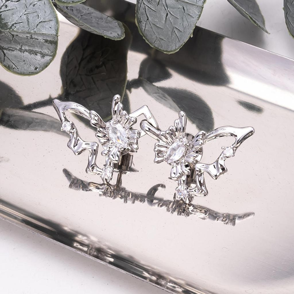 Fashionable Simple Waist Accessory Detachable Non Stitching Button  Butterfly Waist Buckle Minimally Designed Jewelry