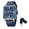 MEGIR Men Watch Luxury Brand Chronograph Quartz Watches Leather Strap Sport Military Wristwatch Clock Relogio Masculino 2061