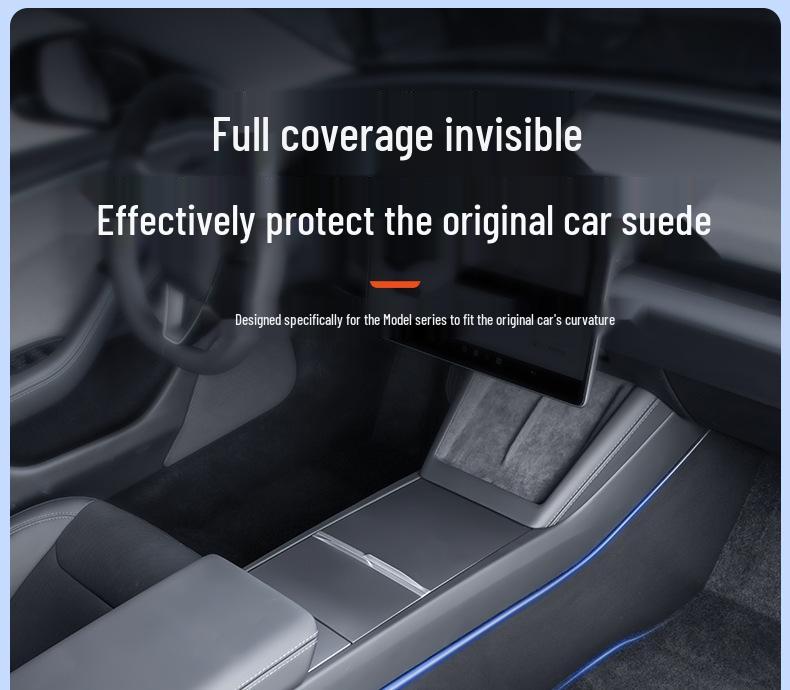 Tesla Model 3/Y Central Control Protective Anti-Kick Mats