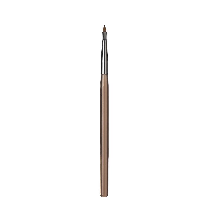 Japanese Coffee Color Acrylic Nail Art Brush Set: Light Therapy, French, and Sweeping Pens