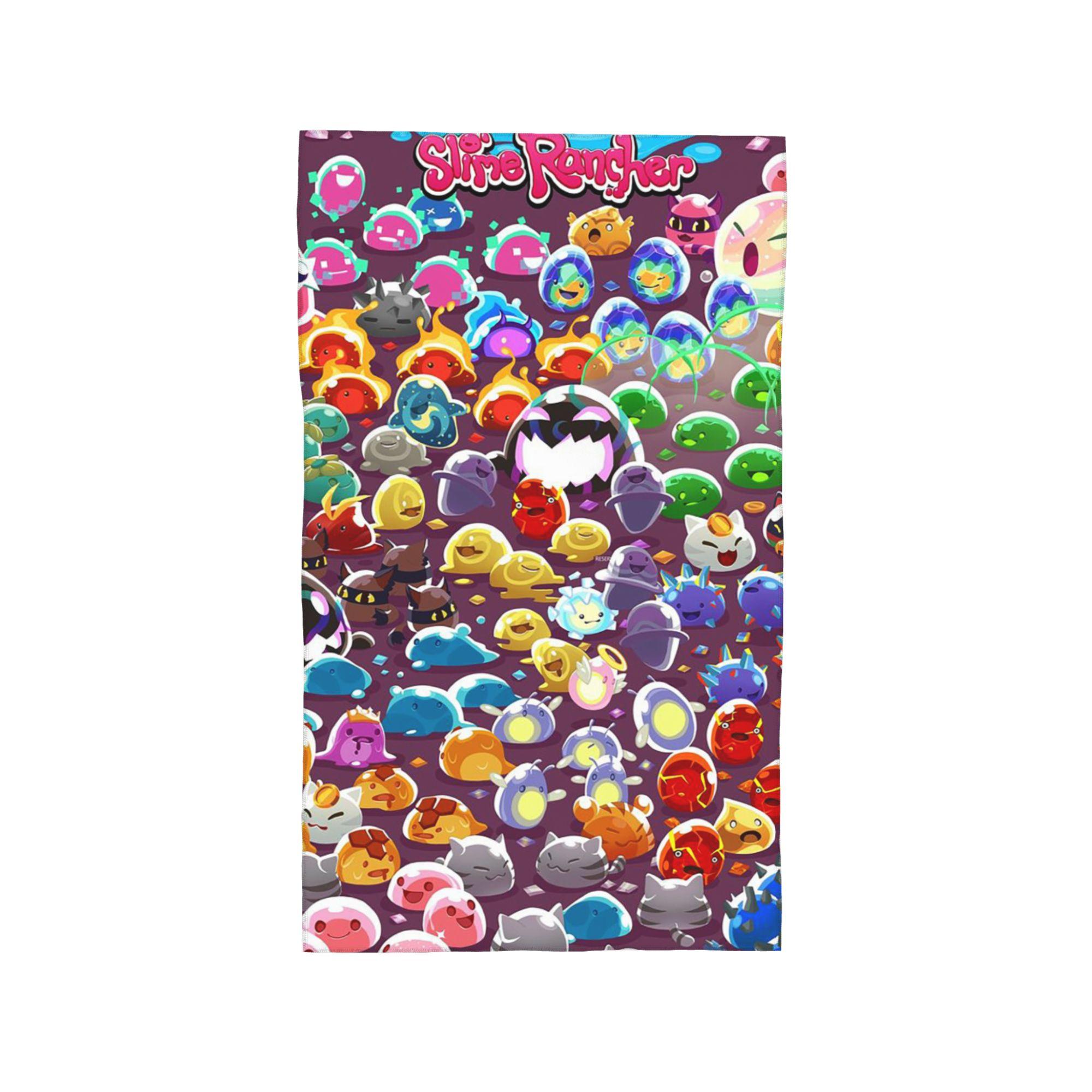 

Slime Rancher Cartoon Game Anime Cute Soft Face Towel Quick Dry Pool Bath Cotton Towels Absorbent Quick W40*H60(CM)