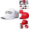 Make America Great Again Baseball Cap Cotton Round Crown Summer Hat For Men Women