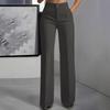 2025 Women's High-Waisted Drapey Straight-Leg Casual Suit