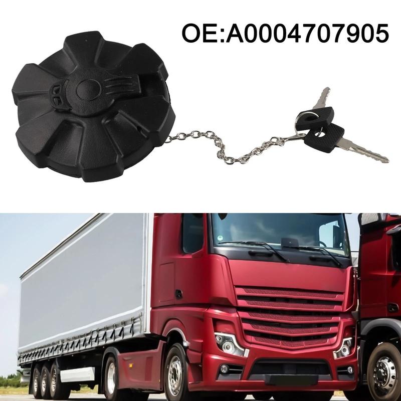 A0004707905 Fuel Tank Filler Cap with Keys for Mercedes Benz Trucks Actros Antos Arocs Axor Atego Econic Replacement Auto Parts