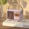 Retro Bluetooth-compatible Radio with Built-in Speaker 2CH HM11 Portable Music Player Elegant & Vintage for Home