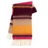 Striped Scarf Long Knitted Scarf Neck Warmer Women Scarf Lightweight Neck Wrap