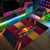 Red Bull Racing Design Crystal Velvet Carpet Cozy Non?Slip Printed Rug For Bedroom Living Room Entrance