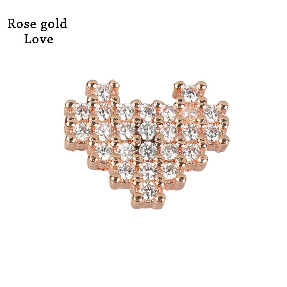 Accessories Diamond Ornament For Iwatch Bracelet Silicone Strap Accessories Metal Charms Decorative