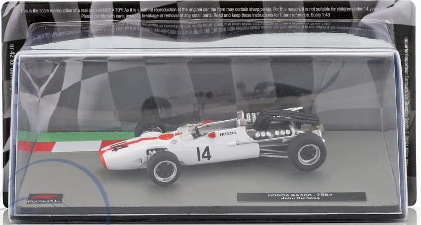 F1 Miniature Car 1/43 Honda RA300 John Surtees 1967 No.14