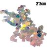 100 Pezzi Foglio Acrilico Olografico Arcobaleno Taglio Laser Colore Iridescente Pezzo Decorativo Artigianato Fai da Te Per Progetto Artistico Fatto a Mano Ornamento da Parete