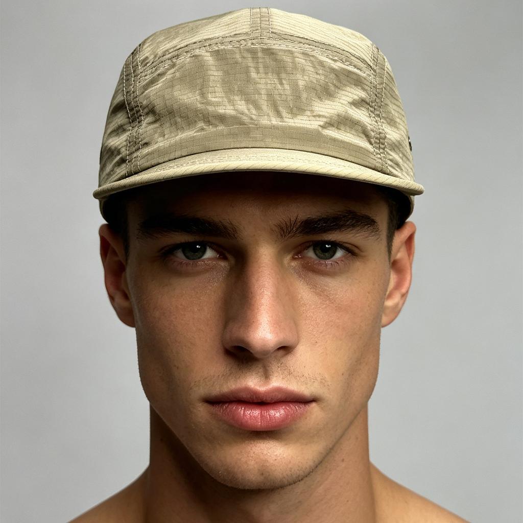 Spring And Summer Retro Simple Solid Color Quick-Drying Baseball Cap Men'S And Women'S Breathable Flat-Brimmed Outdoor Camping Cap