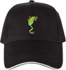 Red Eyed Tree Frog Graphic Baseball Cap Polyester Adjustable Summer Outdoor Snapback Hat Unisex
