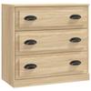 Maison Exclusive - Buffets 2 pcs chêne sonoma bois d'ingénierie
