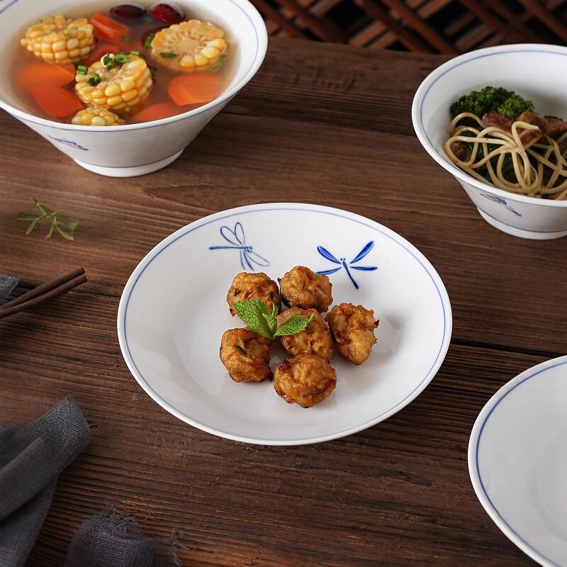 ZISIZ Underglaze Ceramic Dinner Plate