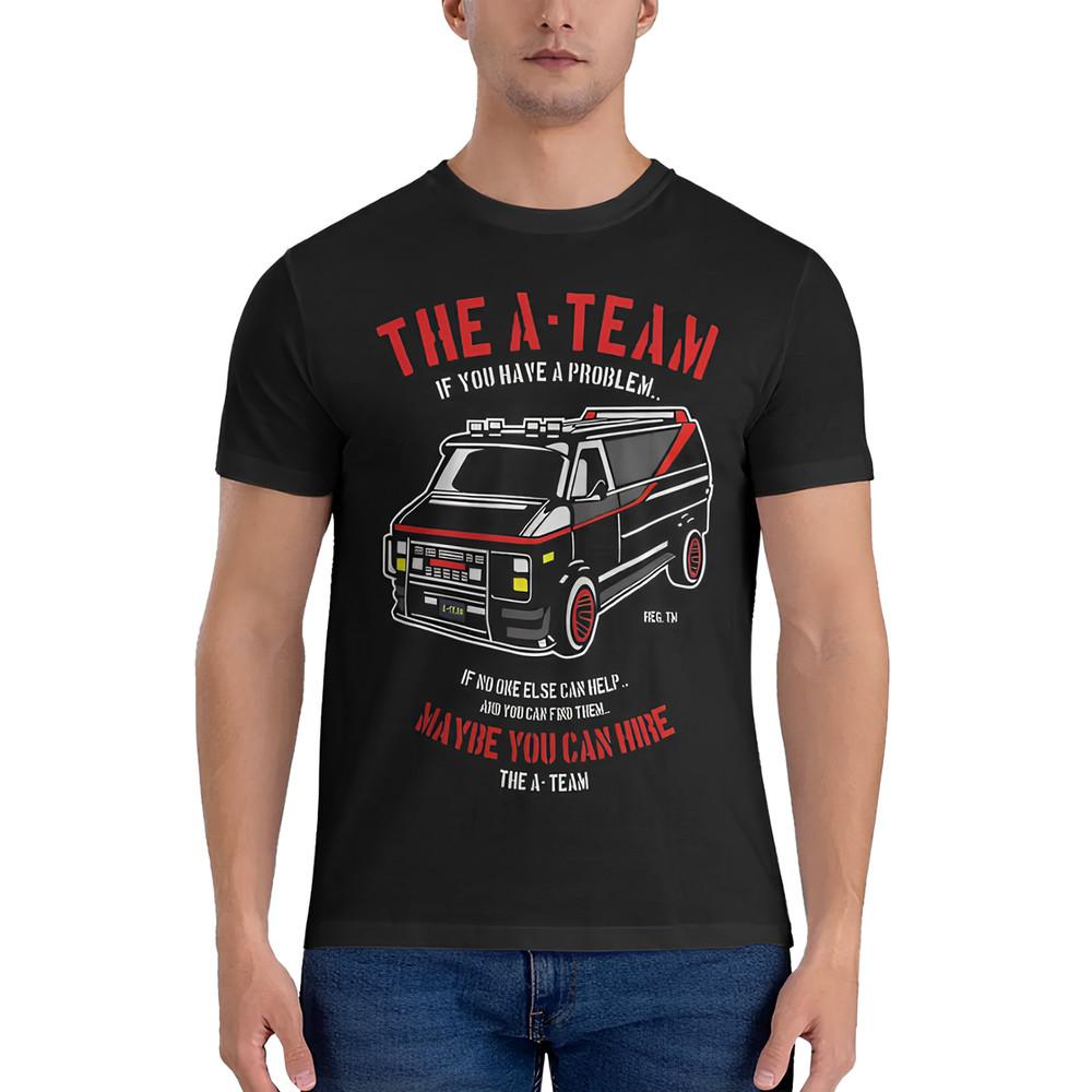 

The A Team T Shirt, Retro 80s Action TV Series Mr. T, Hannibal Smith, Face, B.A. 3XL
