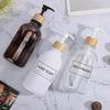 TESWEY 40 PCS Clear Hand Soap and Lotion Labels,Transparent Waterproof Shampoo Conditioner Labels Stickers,Preprinted Bathroom Labels for Soap