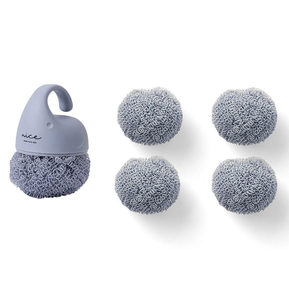 Sturdy Construction Pan Cleaning Brush Short Handle Dish Washing Scrubber Dish Washing