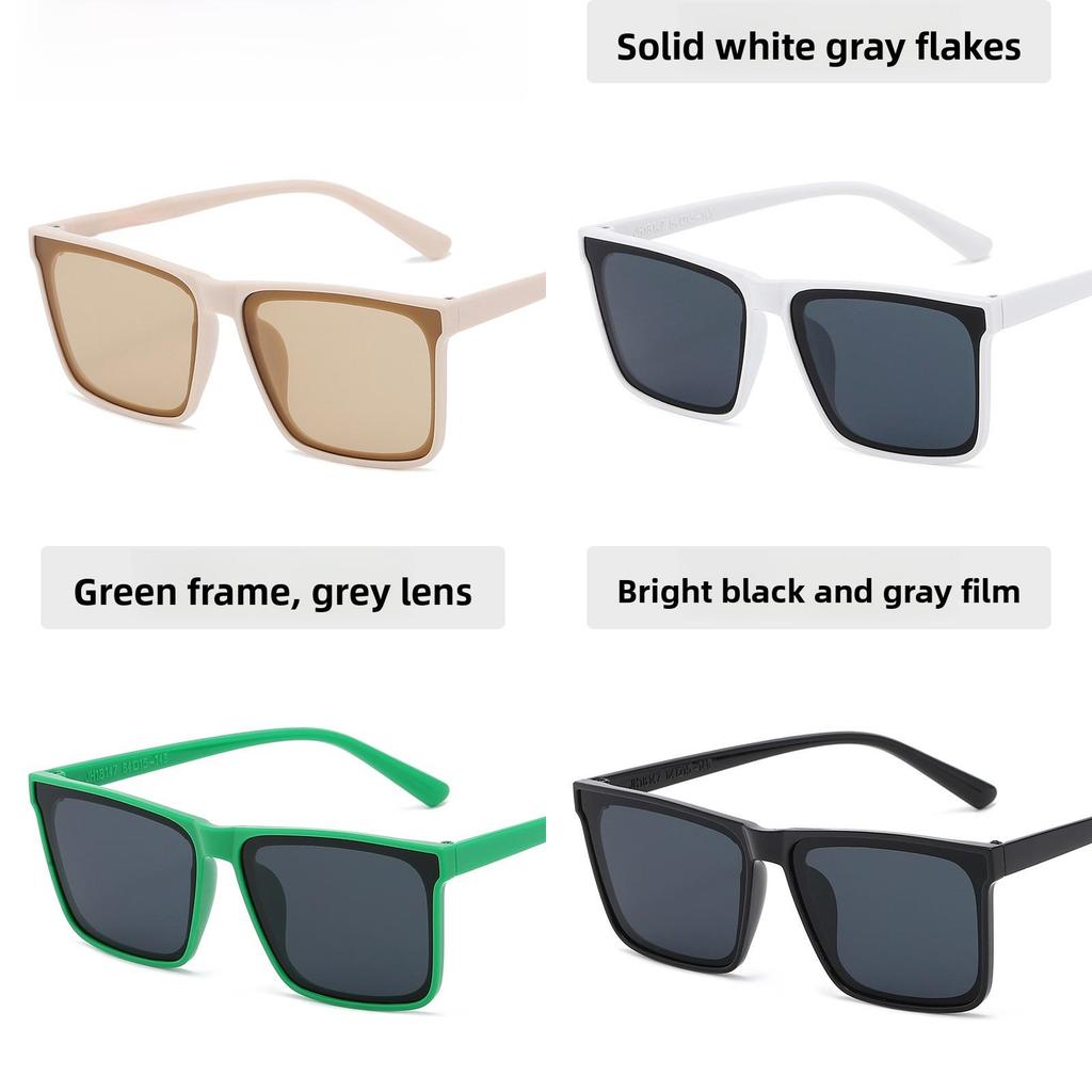 Mens Retro Square Sunglasses With Uv400 Protection For Summer Outings And Street Style