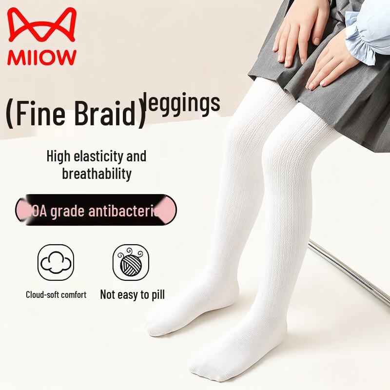Miiow Girls' Fleece-Lined Footed Tights